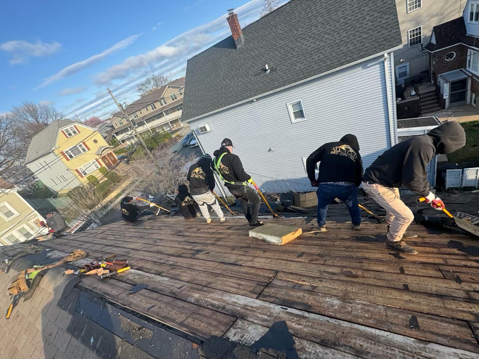 All State Roofing emergency crew NJ
