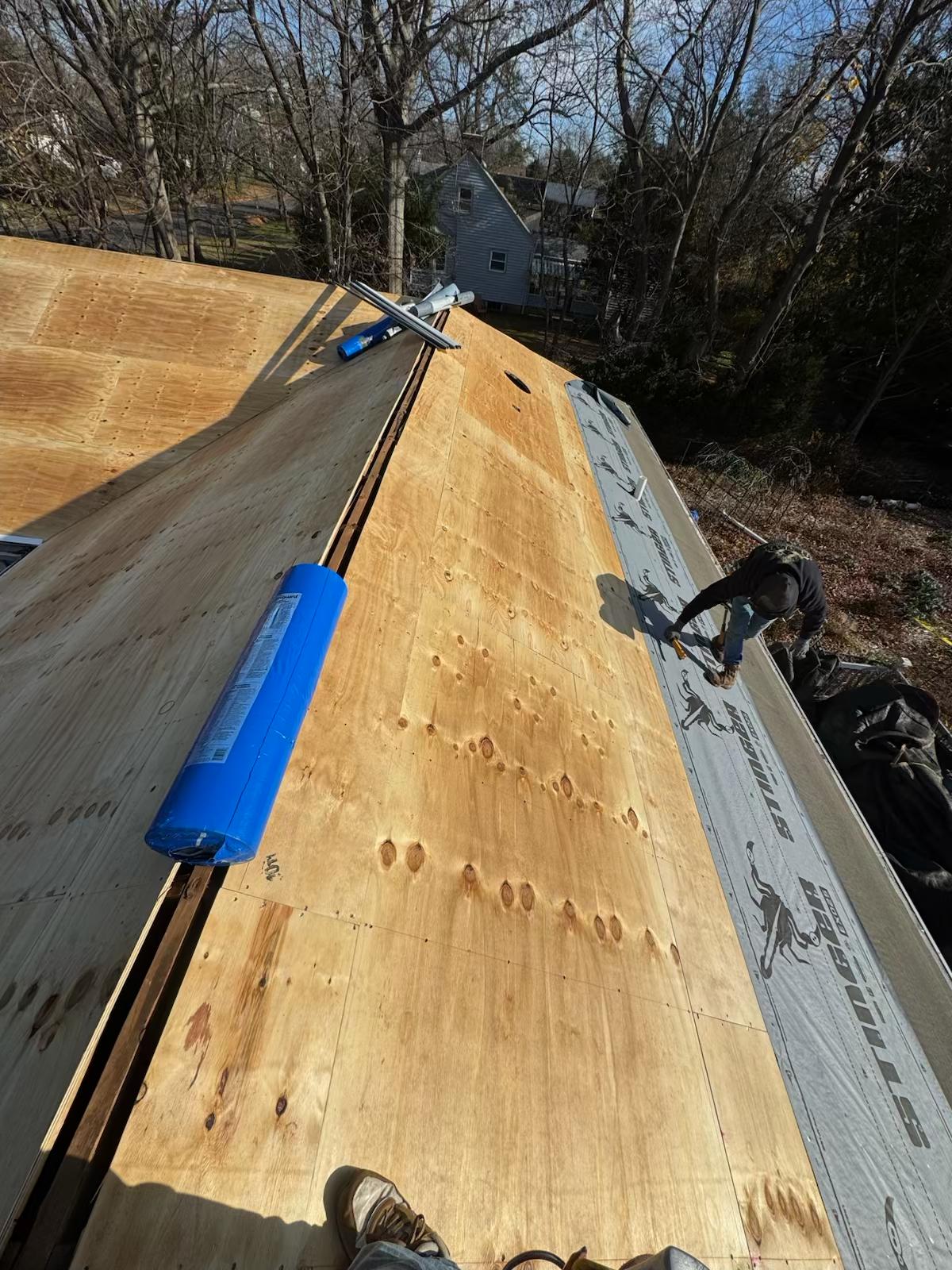 Winter roof deck replacement NJ